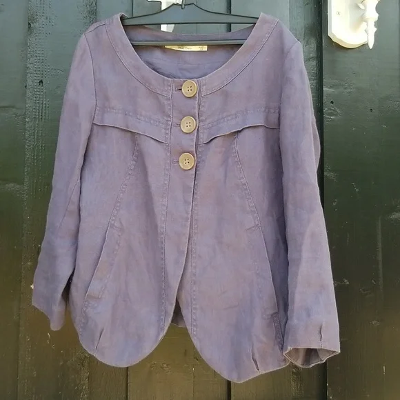 Part Two 100% Linen Jacket - Picture 14 of 15